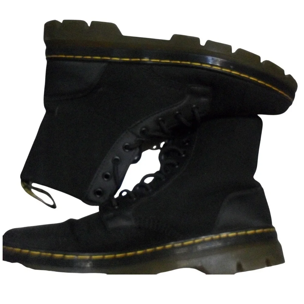Dr.‎ Martens Combs Mens Black 8-Eye Combat Boots Size 12 USM 46 EU